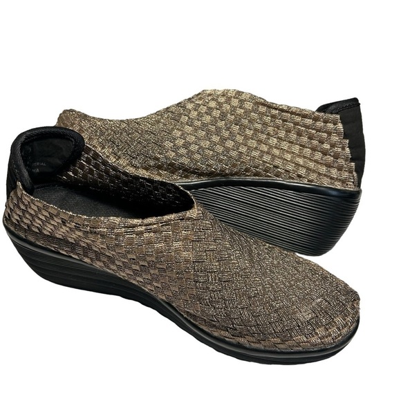 Serena Island SOVI Brown Metallic Loafers Sz 9 - Picture 1 of 11